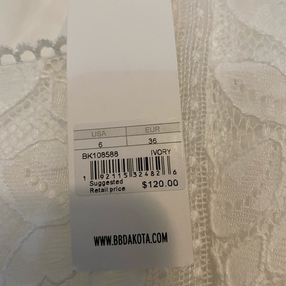 BB Dakota White MIDI Dress - Picture 3 of 5